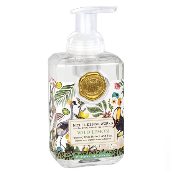 ❤️⭐️ Michael Design Works Wild Lemon 🍋 foaming shea butter hand wash 17.8 oz - Picture 1 of 2
